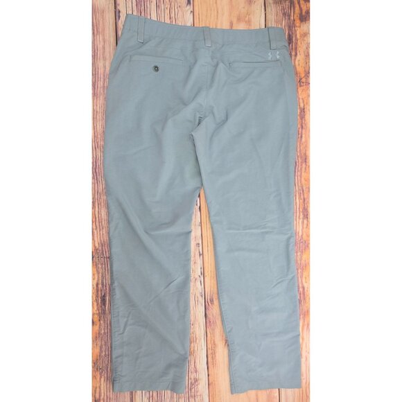 Under Armour Mens Gray Performance Pants 38x32 Nylon Blend - Picture 2 of 8